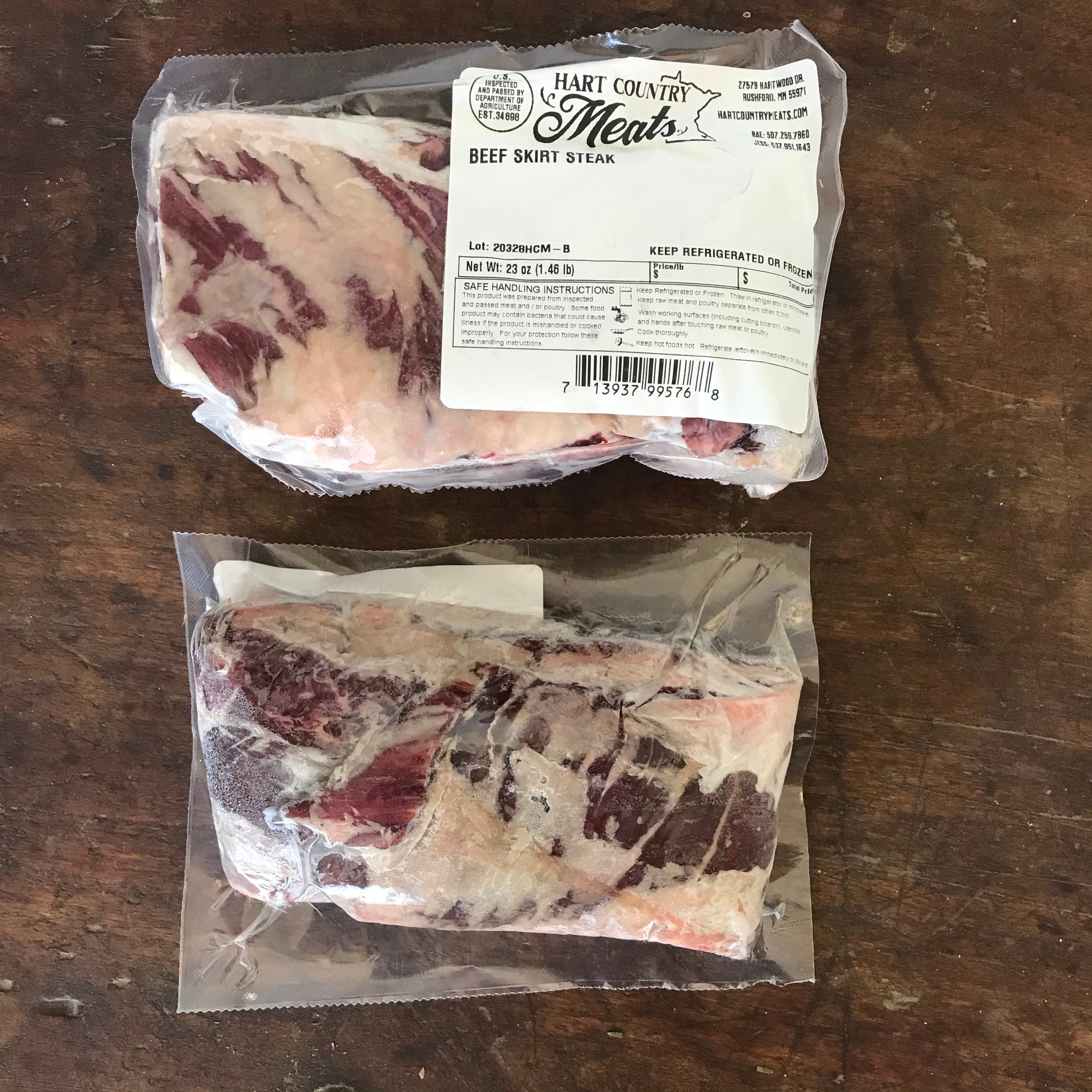Skirt Steak Hart Country Meats